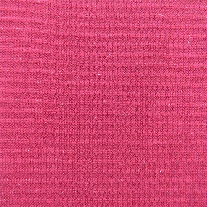 Artificial cotton silk rib fabric